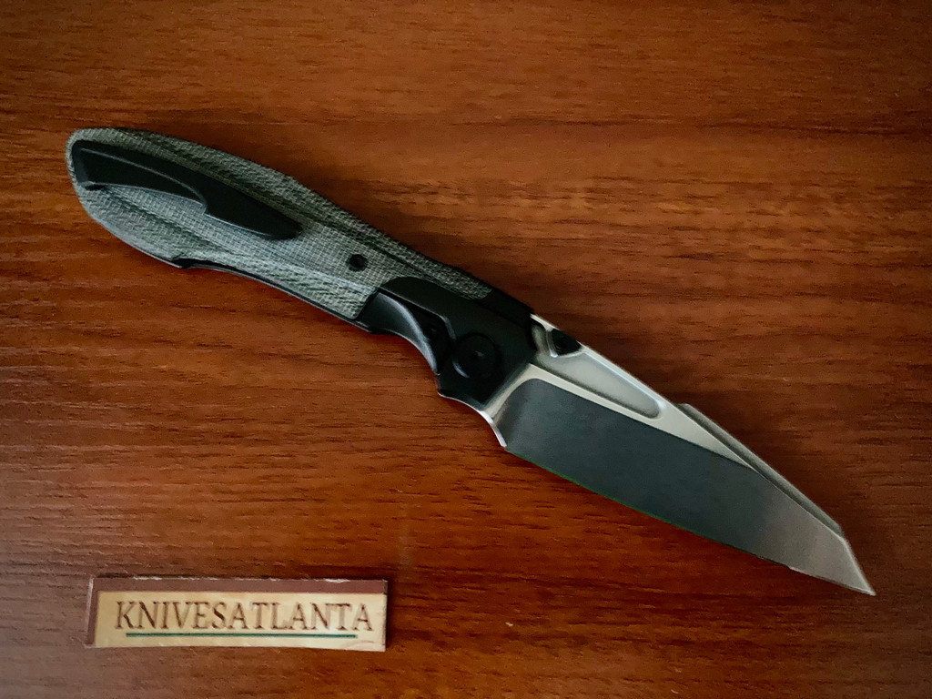 NULL KNIVES  Voodoo - Black Micarta