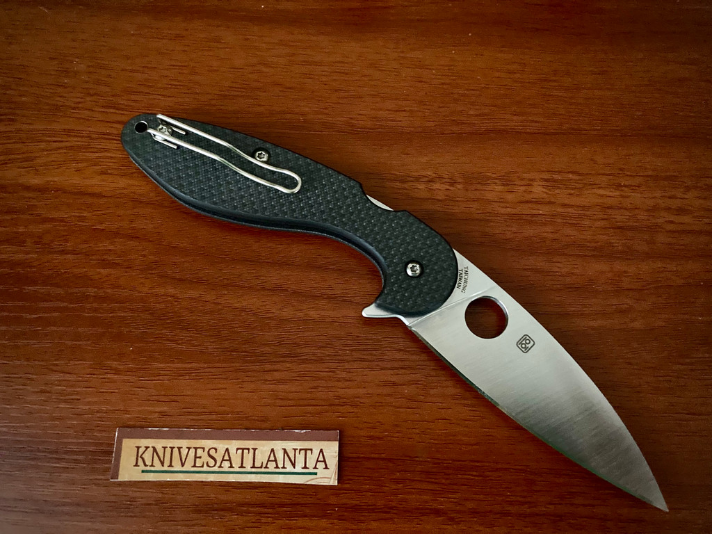 Spyderco C228CFP Sliverax Compression Lock Flipper ~