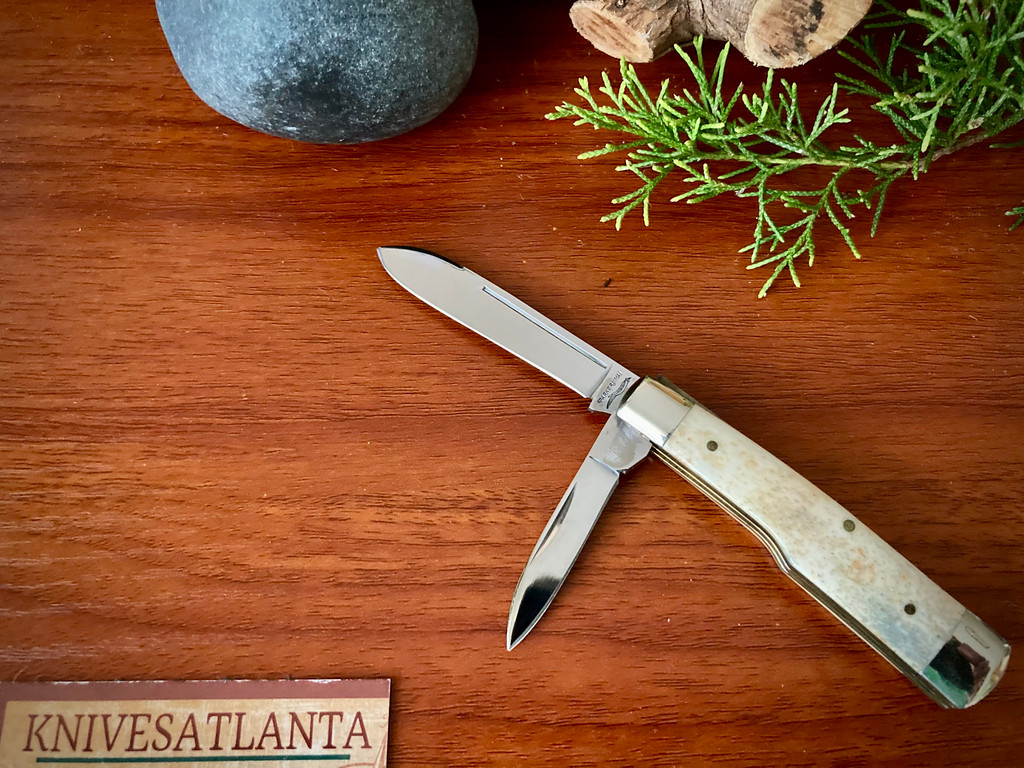 Parker Imai Gunstock bone knife ~ Vintage 