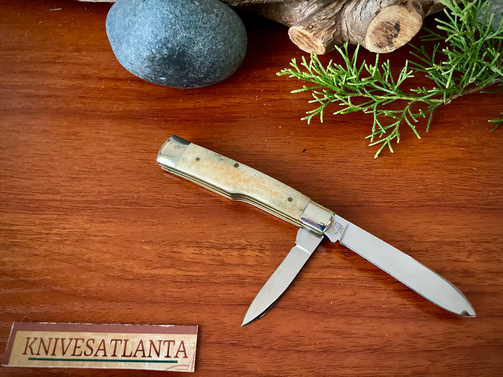 Parker Imai Gunstock bone knife ~ Vintage 