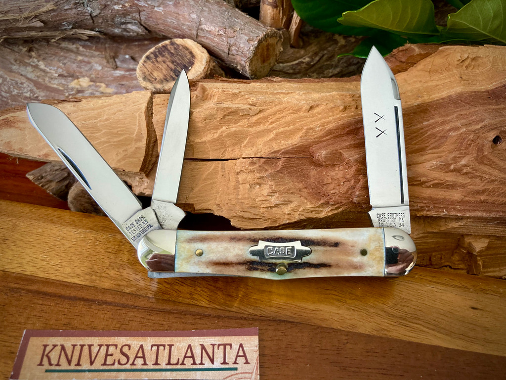 Case Classic 3 Backspring Whittler Stag 1994 ~