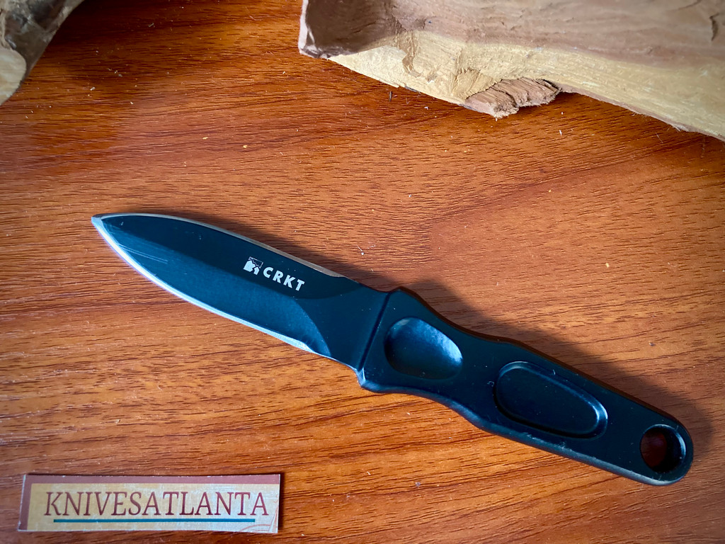 CRKT A.G. Russell Sting Fixed Blade Knife (3.25" Black) 2020