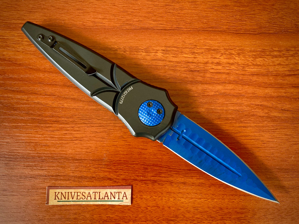 Paragon Warlock Knife Black (4.0" Blue Sorcerer) 2017