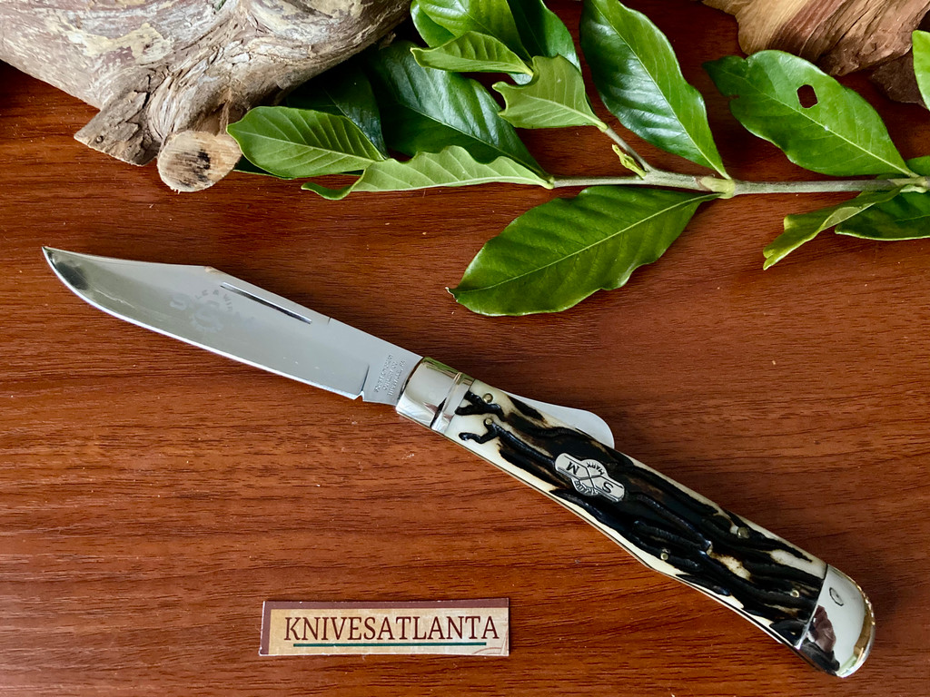 Schatt & Morgan 041818 Saddlehorn Lockback ~ Vintage 2009