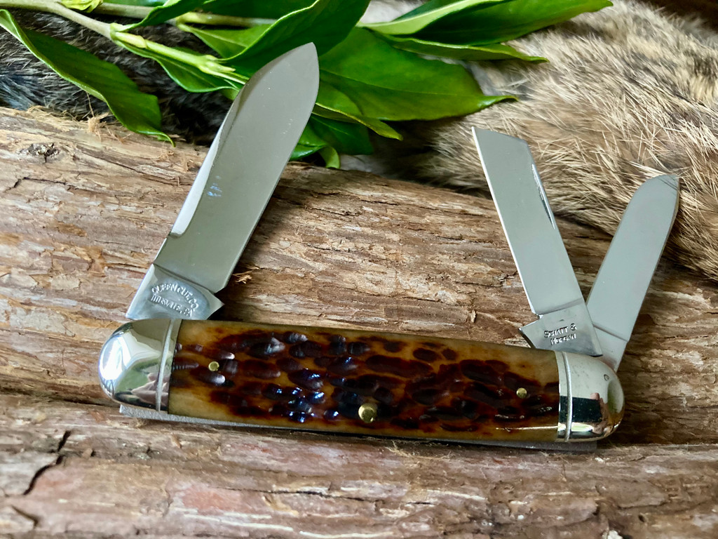  Schatt & Morgan 043299 Equal End Cattle Knife ~ Vintage 2003