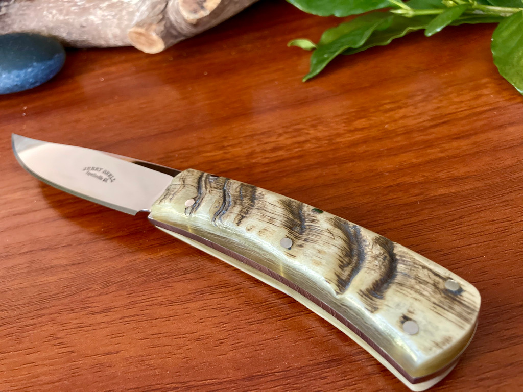 Jerry Snell Custom Knives ~  Rams Horn Hunter