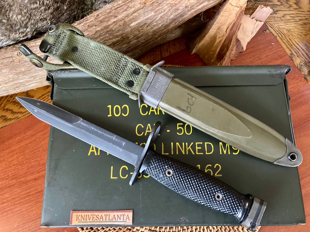 US M7 Bayonet (BOC manufacturer) Vietnam-era ~ Vintage ~