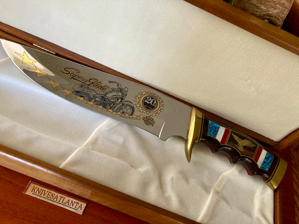  Buck Custom Harley Superglide Yellowhorse Bowie ~ Vintage ~ Rare