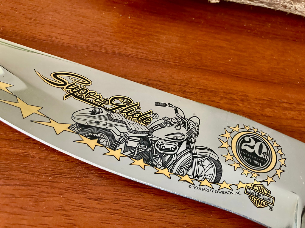  Buck Custom Harley Superglide Yellowhorse Bowie ~ Vintage ~ Rare