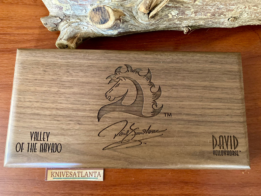 United David Yellowhorse Lockback ~ Valley of the Navajo ~ Vintage 