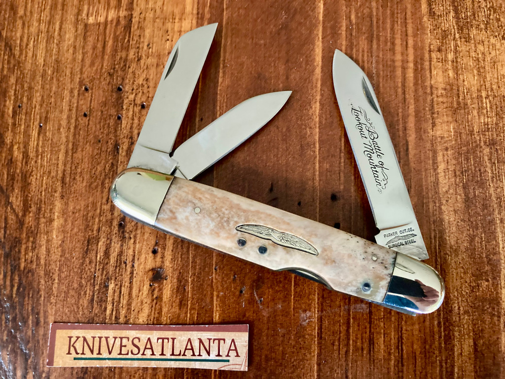 Parker Cutlery  "Battle of Lookout Mountain" Cigar Whittler ~ Vintage