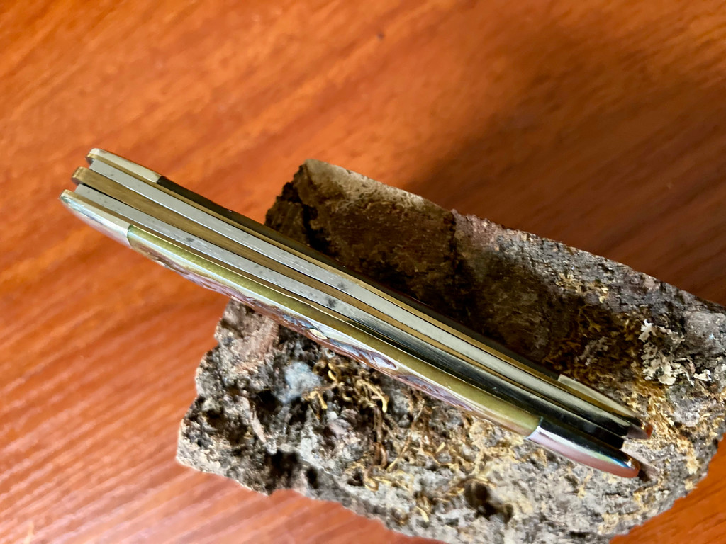 Case Tested XX Split Back Whittler 6383 Green Bone ~  1920-40 ~ Extremely Rare !!