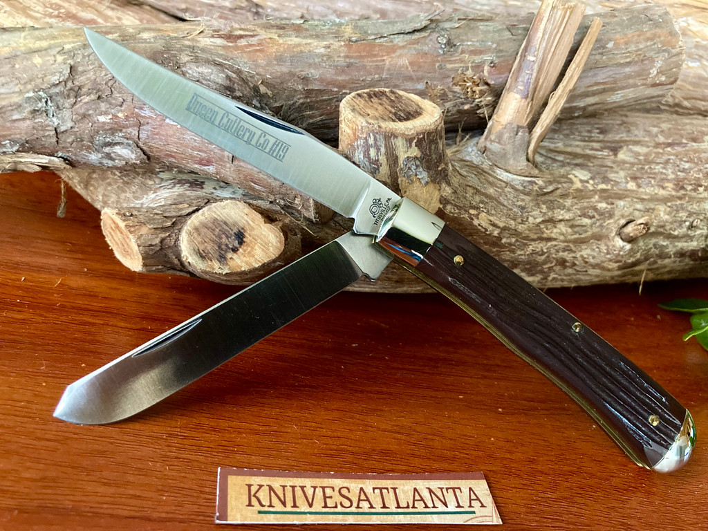  Queen Cutlery  #19 Trapper  Forest Edge ~ Vintage 