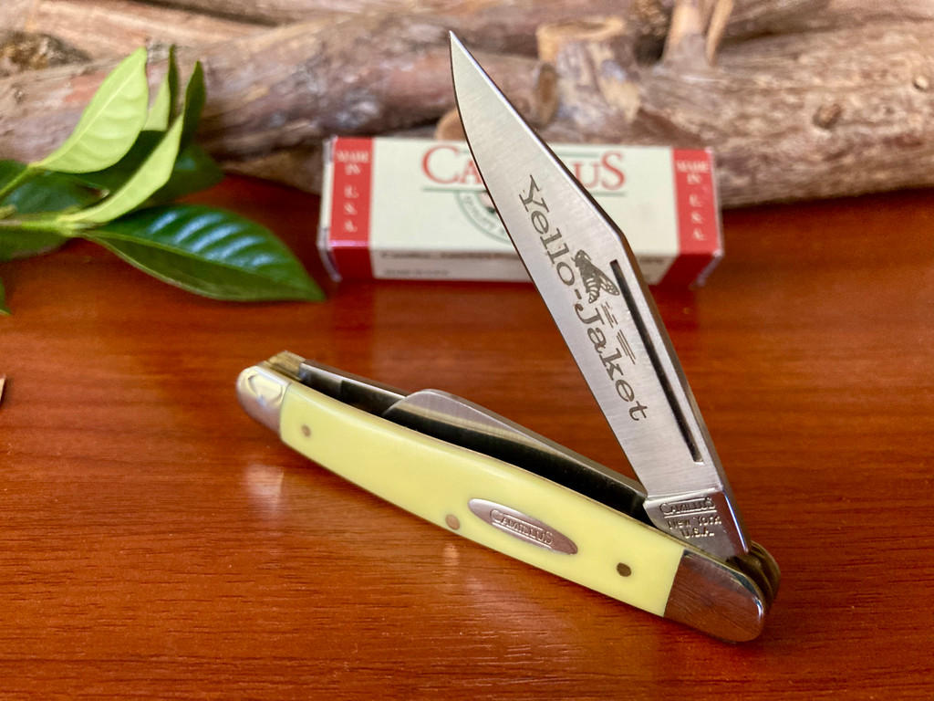 Camillus 711Y Yello-Jaket Stockman ~ Vintage 