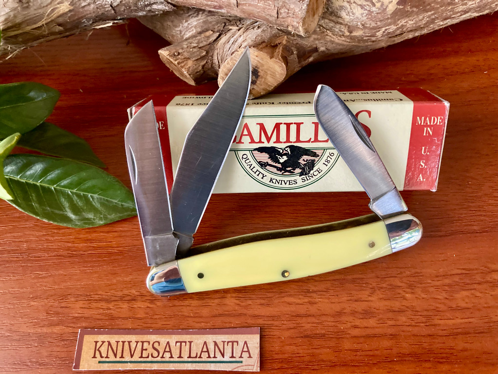 Camillus 711Y Yello-Jaket Stockman ~ Vintage 