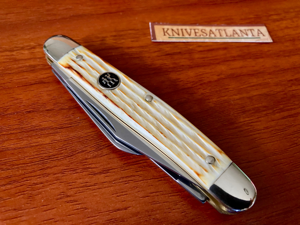 J.A. Henckels HK-0003-BWP ~ Natural Torched Bone Stockman ~ Vintage