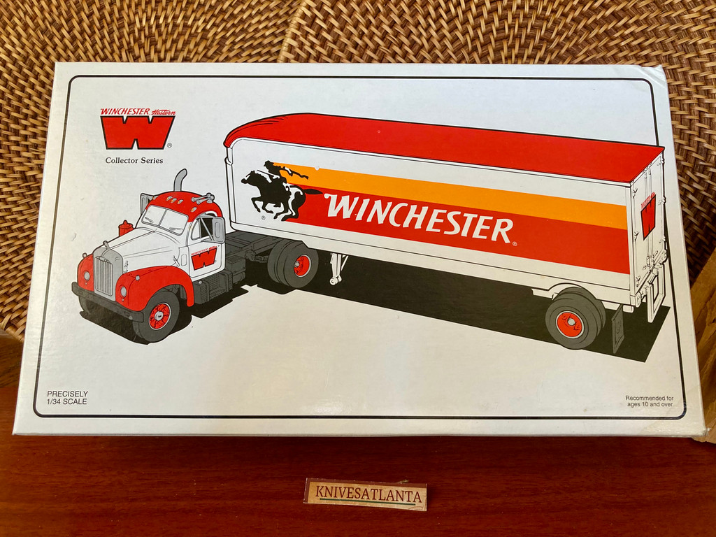 Winchester (10-1858 ) Die-Cast Mack Semi Truck ~ Vintage