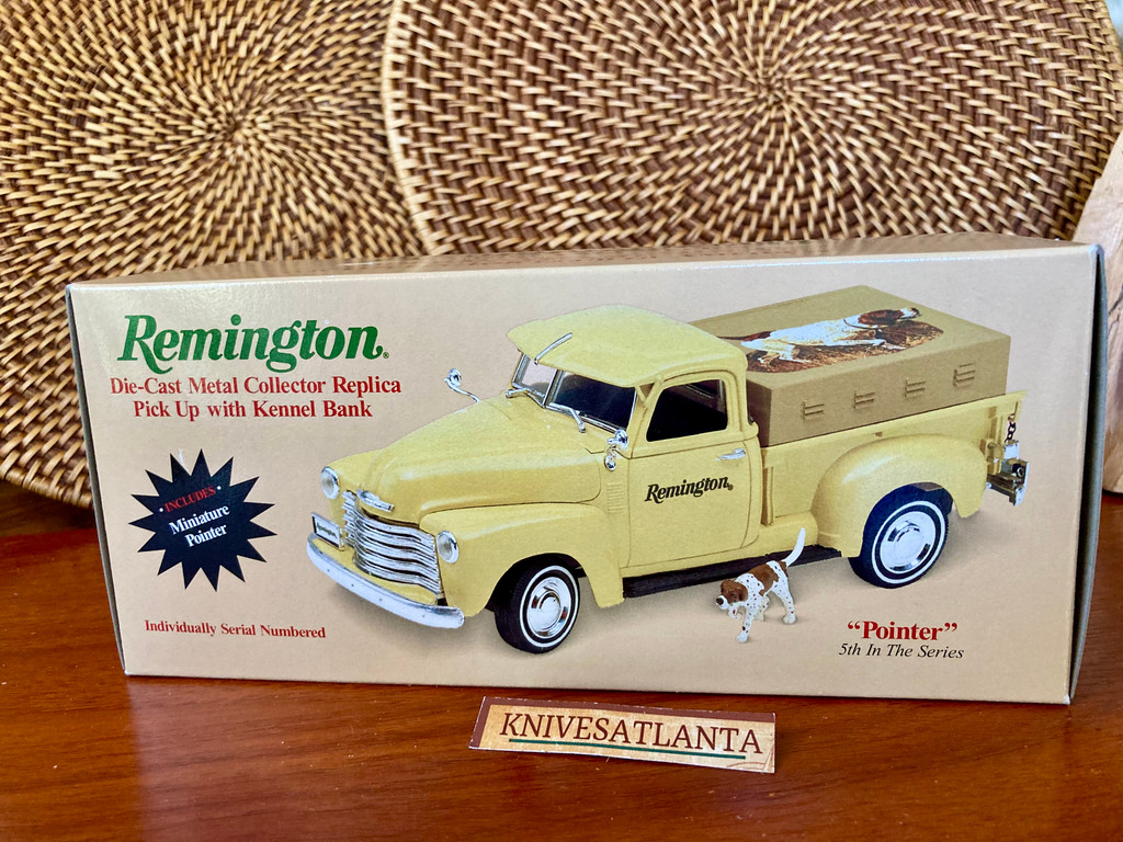 ERTL Remington Hunting Dog Series "Pointer " 1950 Chevrolet Pickup ( F832) ~ Vintage 1996