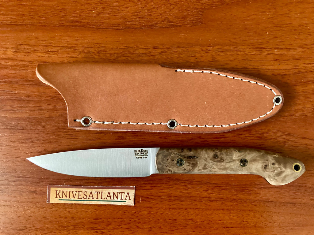  Bark River Bird and Trout  ~ CPM-154 , Natural Maple Burl ~ Mosaic Pins