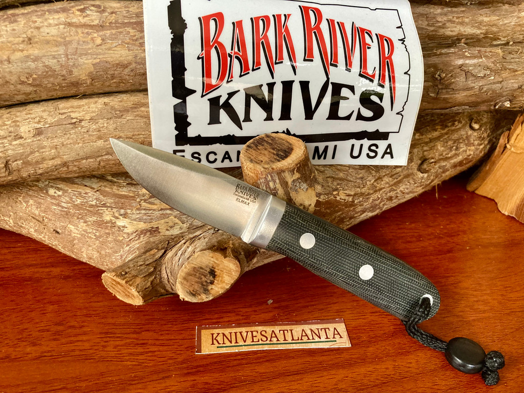 Bark River City Knife ~ Black Canvas Micarta  Matte ~ Elmax ~ 2021