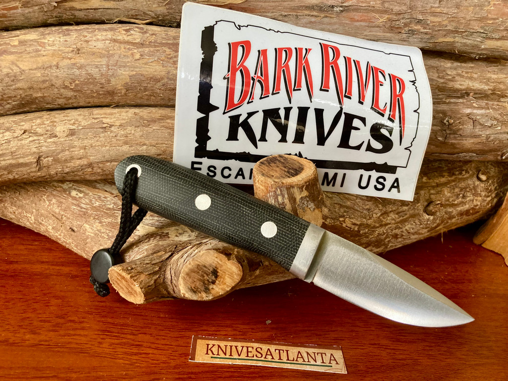 Bark River City Knife ~ Black Canvas Micarta  Matte ~ Elmax ~ 2021