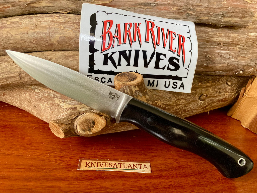  Bark River Aurora ~  Black Linen Micarta ~  CPM 3V ~Matching Firesteel ~ 2021
