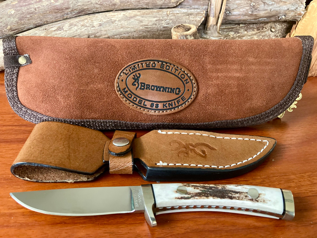 Browning Model 53 Sambar Stag Hunting Knife ~ Vintage 1980`s