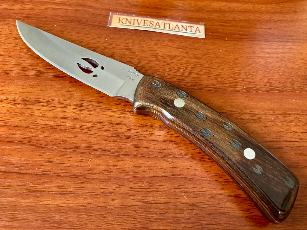 Buck 475 Mini-Mentor "Deer Tracks" ~ Vintage 2000