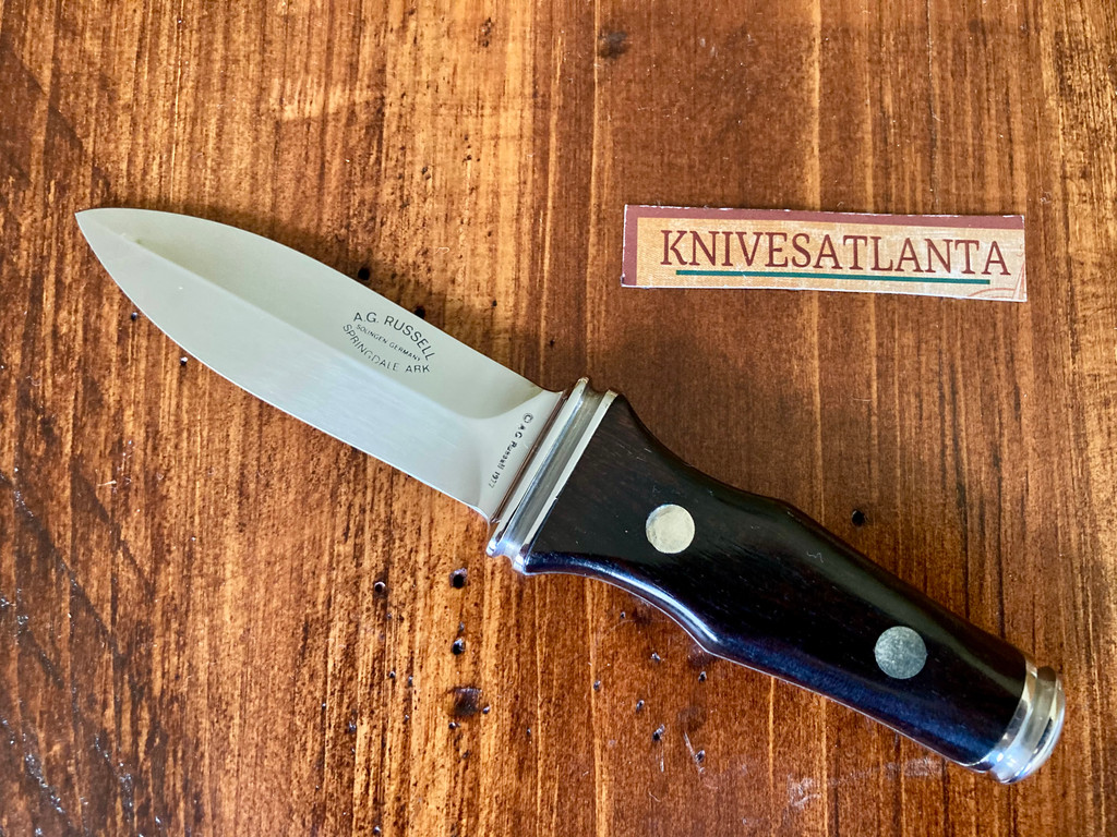 A.G. Russell Sting 1 ~  Double-Edged Boot Knife ~ Vintage 1977
