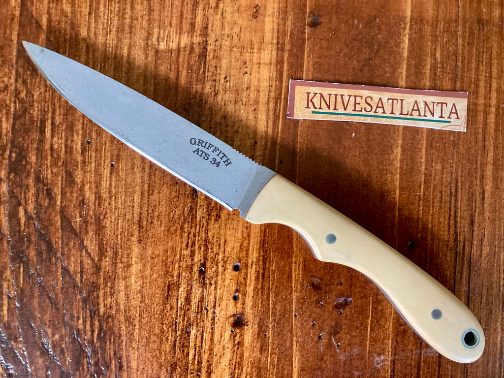 Lynn Griffith Custom Sub-Urban 1 ~  Compact, Fixed-Blade Tactical Knife ~ Vintage   