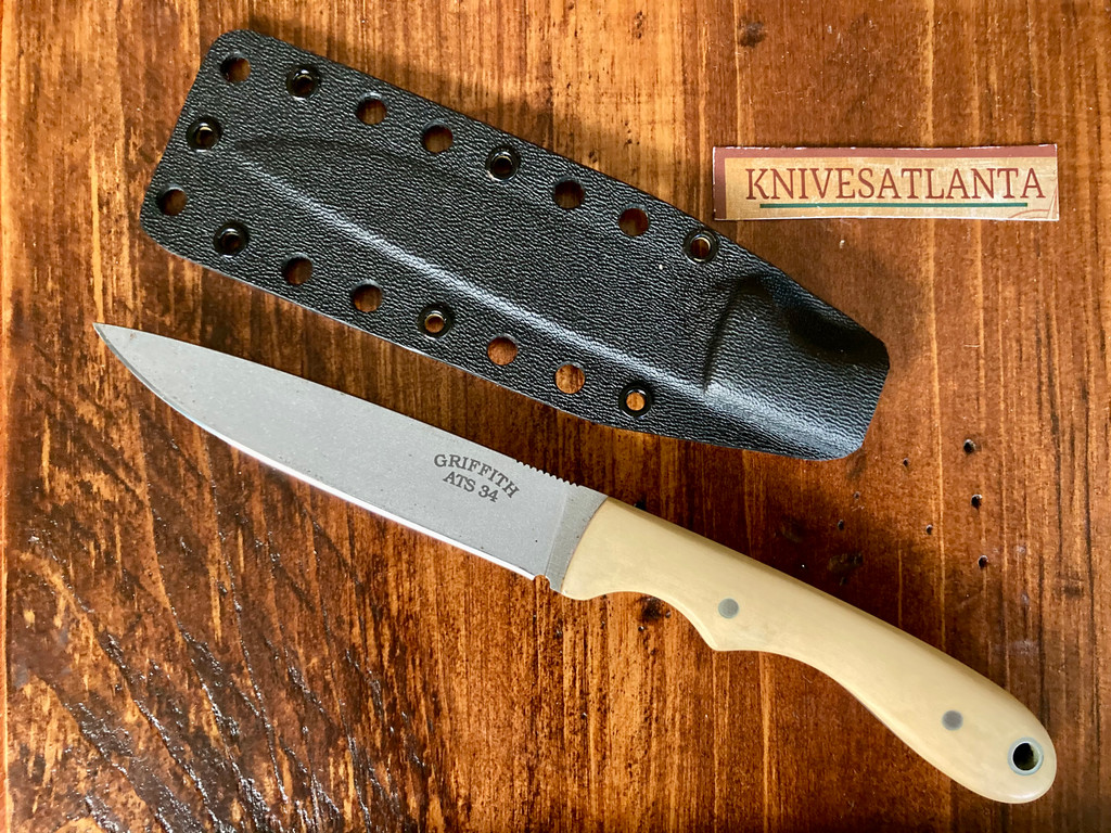 Lynn Griffith Custom Sub-Urban 1 ~  Compact, Fixed-Blade Tactical Knife ~ Vintage   