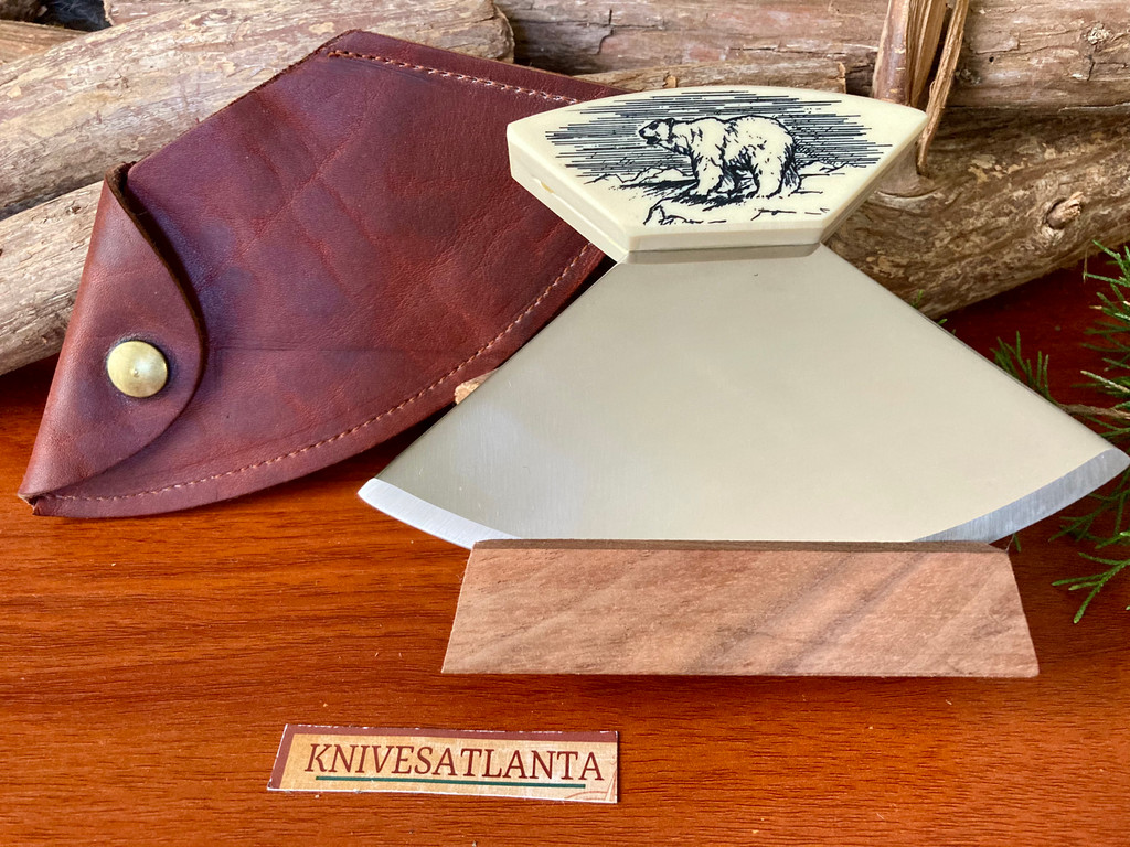 Ulu Factory bear knife ~ Vintage 1980`s