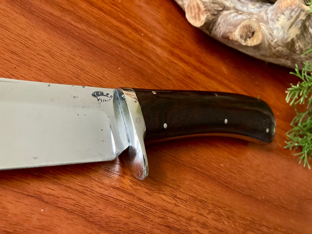 Donald E. Weiler  Large Clip Point Bowie ~ Vintage