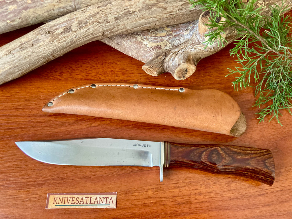 Morseth Clip Point Hunter ~ Cocobolo or Honduran Rosewood Handle ~ Vintage