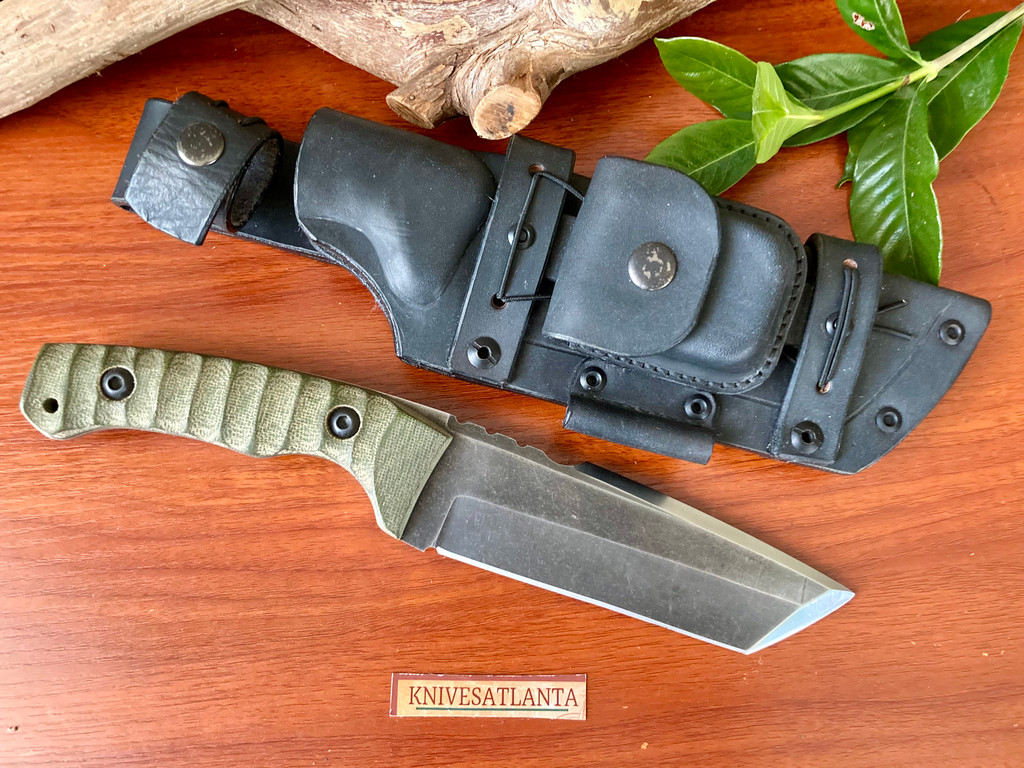  Filip Wróblewski ~  Black Hammer Custom Knives ~ Medium Camp Knife ~ Tanto