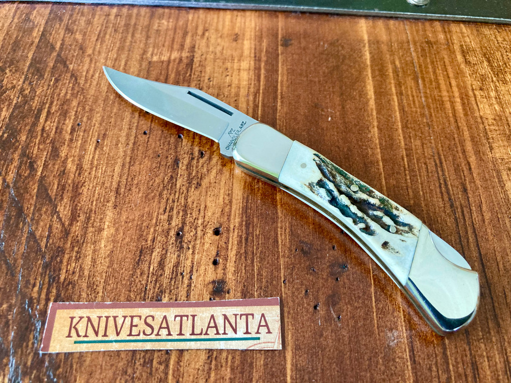 Katz K-248 Stag Lockback ~  Vintage 1990`s