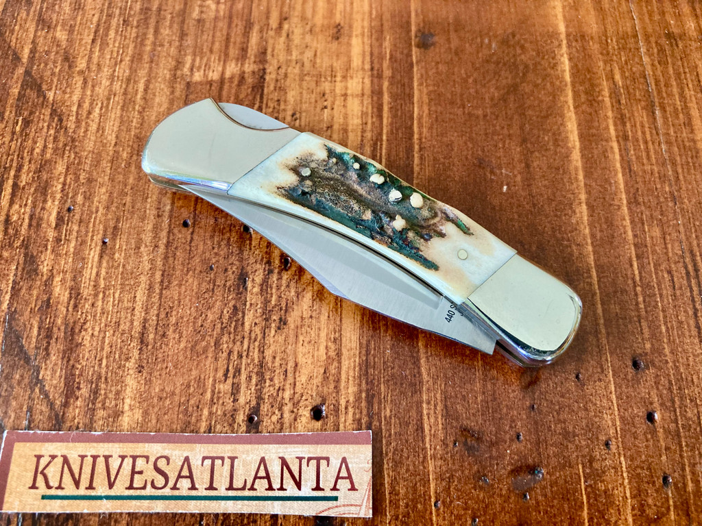 Katz K-248 Stag Lockback ~  Vintage 1990`s