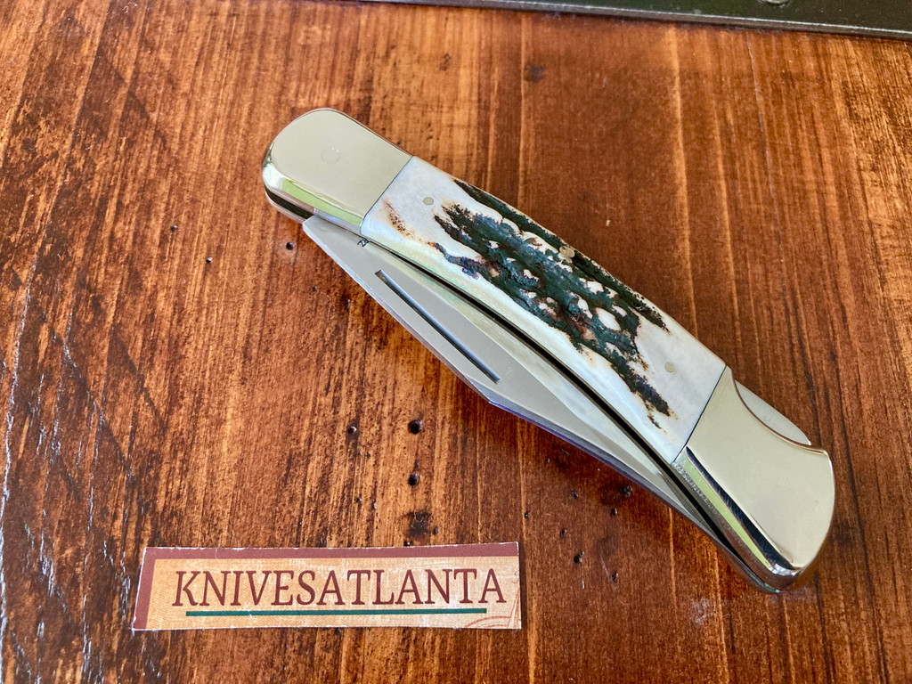 Katz Knives K250 Stag Lockback ~ Vintage 1990`s