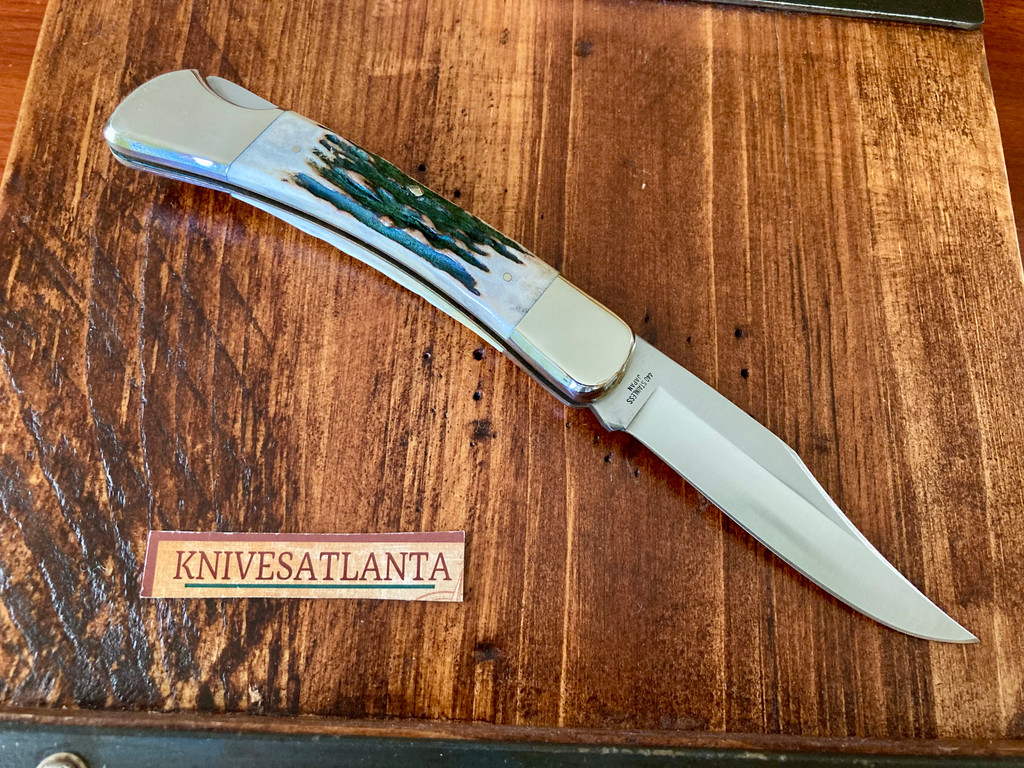 Katz Knives K250 Stag Lockback ~ Vintage 1990`s