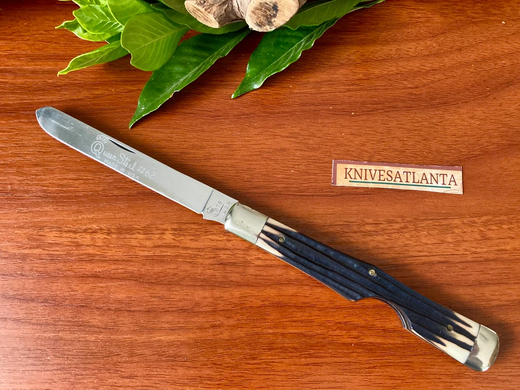 Queen Cutlery #62 ~ Large Easy Open ~ Vintage 1978