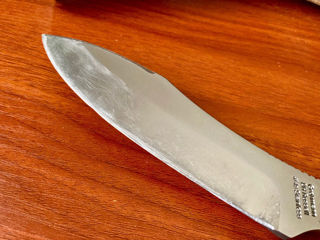 Grohmann DH Russell #4 Survival Knife 4s ~ Stag ~ Vintage