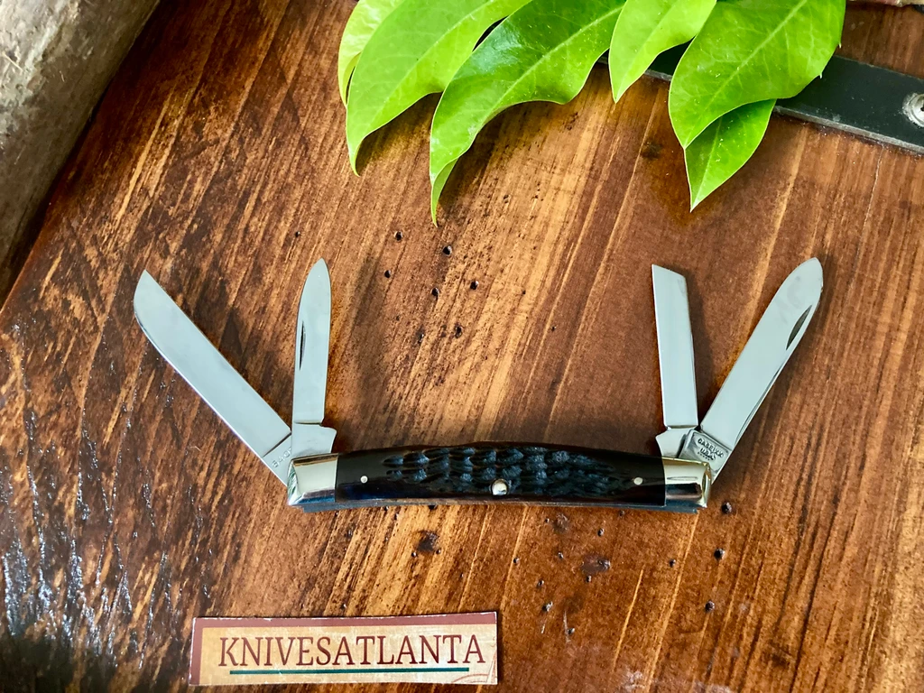 Case XX 64052 4-Blade Medium Congress " Pretty Bone" Vintage 1975 