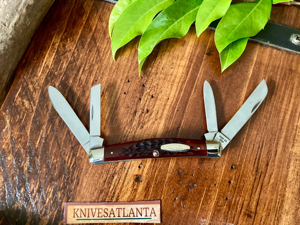 Case XX 64052 4-Blade Medium Congress " Pretty Bone" Vintage 1975 