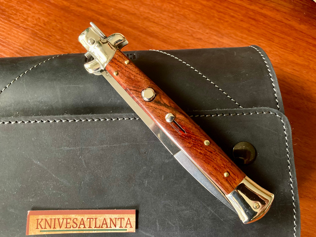 Latama  11" Cocobolo Bayonet Italian Automatic Stiletto ~