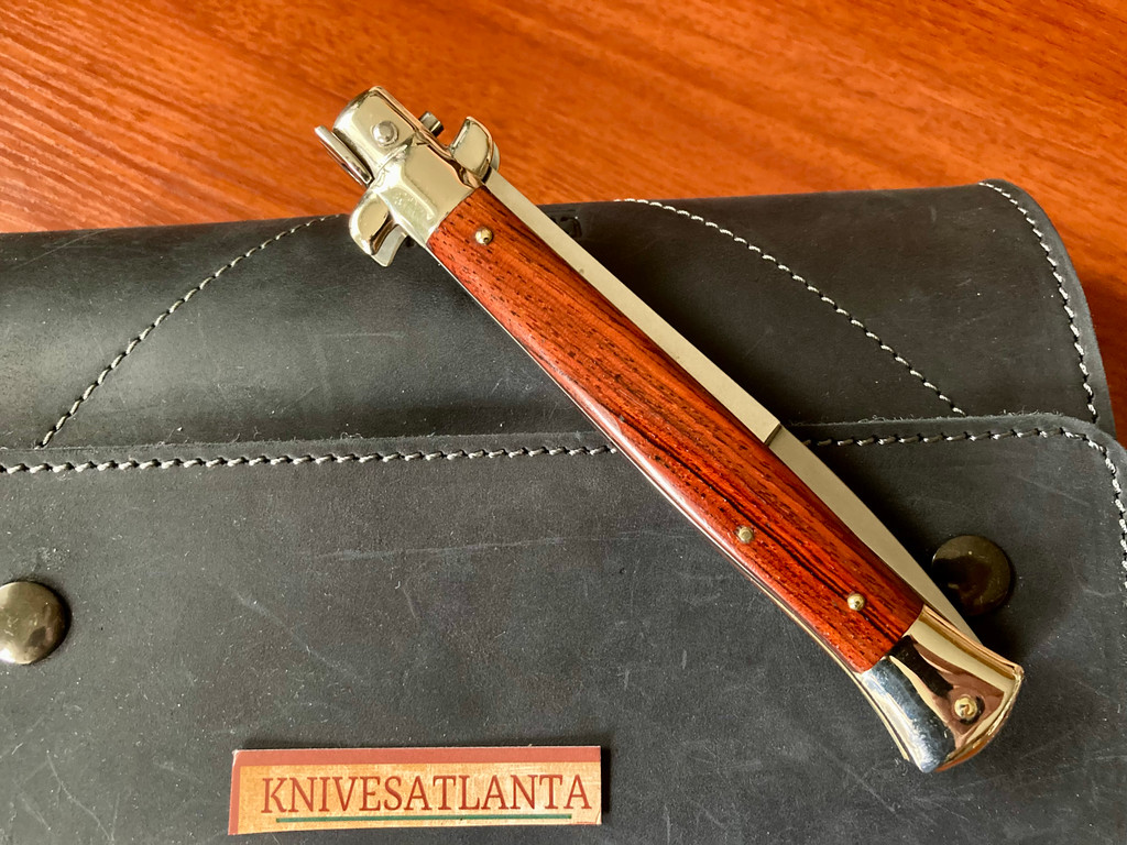 Latama  11" Cocobolo Bayonet Italian Automatic Stiletto ~