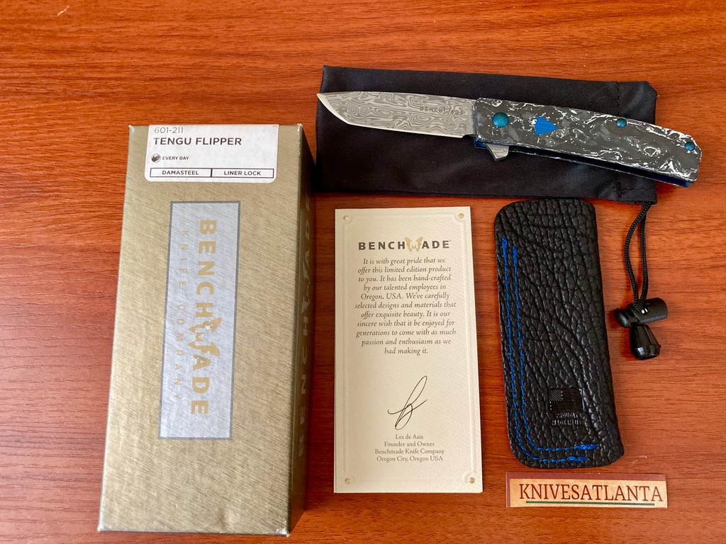 Benchmade 601-211 Tengu Flipper Gold Class  ~ 2021
