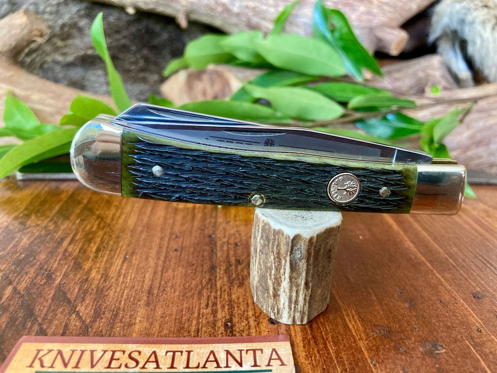  Boker Classic  Green bone Trapper ~ 112525JGB 