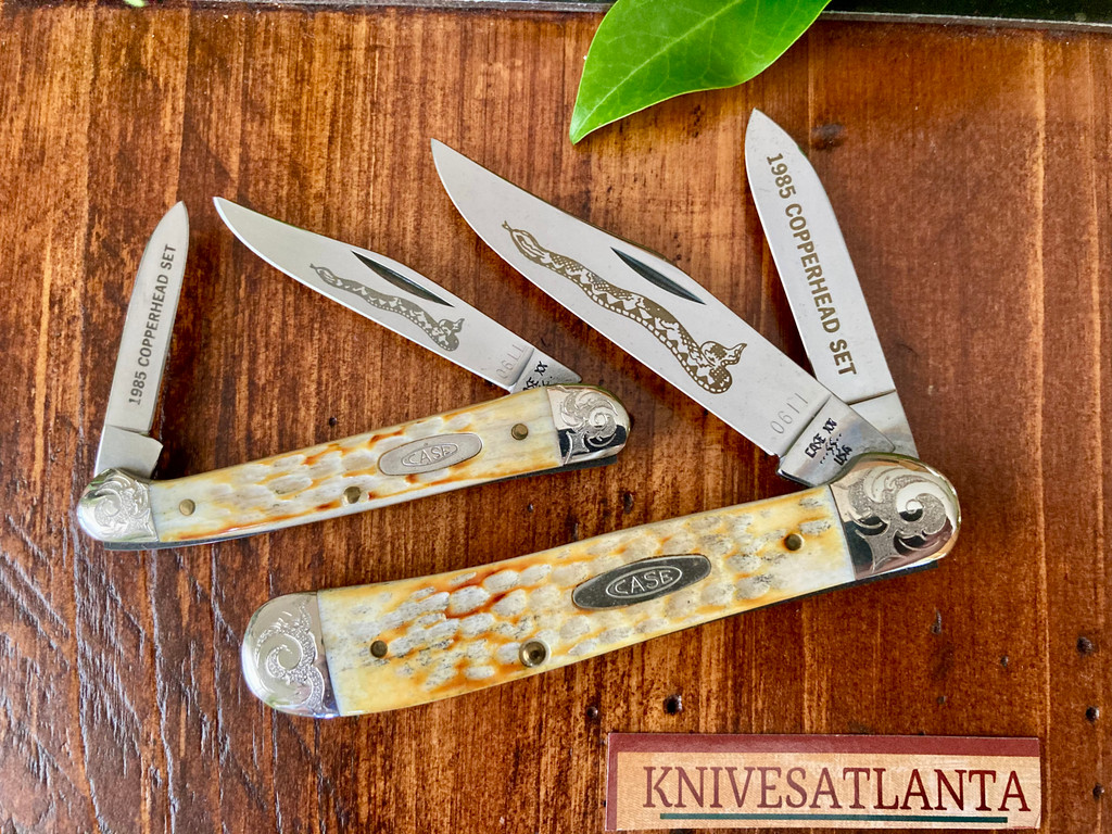 Case XX Limited Edition Copperhead Set ~ Vintage 1985