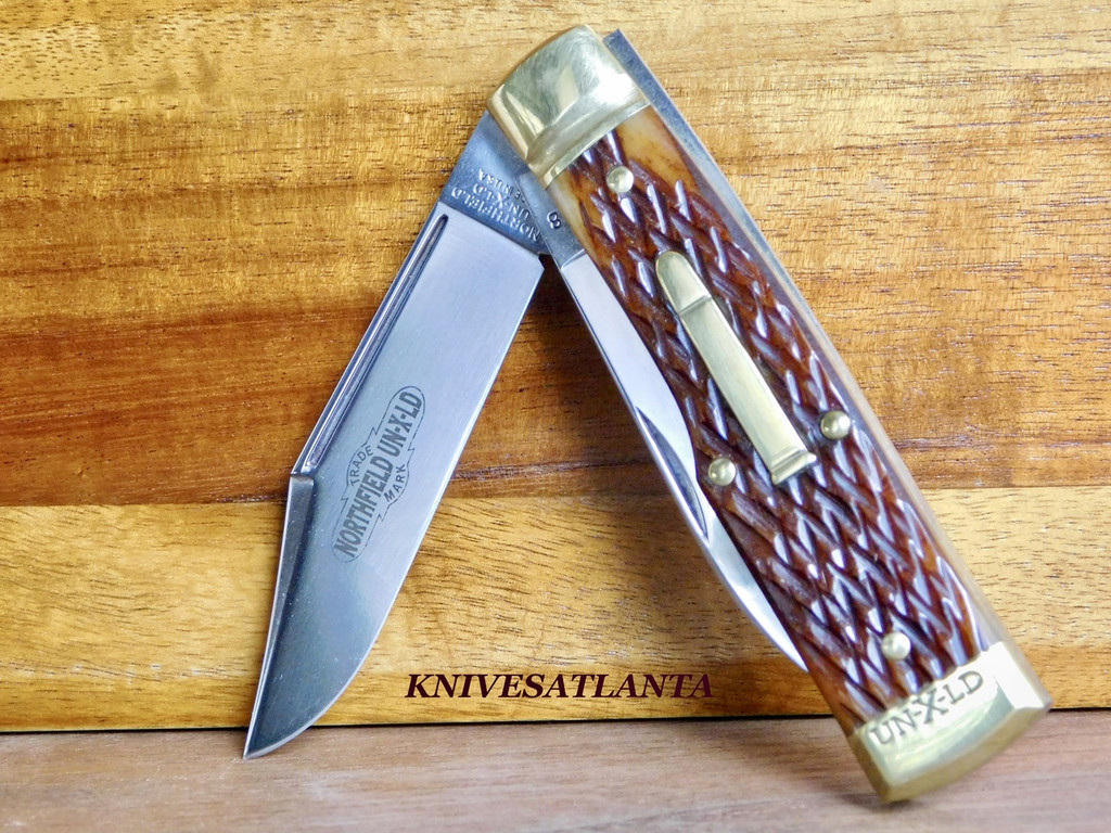 Great Eastern Cutlery Buffalo Jack # 44 Autumn Gold Jigged Bone