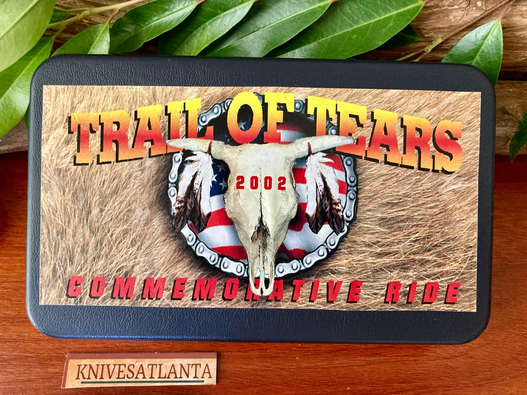 Case Trapper Trail of Tears Commemorative Motorcycle Ride Vintage 2002 ~ Serial # 032